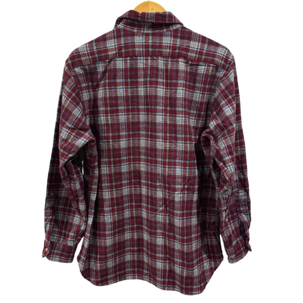 Vintage Lobo by Pendleton Wool Mens Button Down Plaid Long sleeve Size XL - Picture 2 of 8